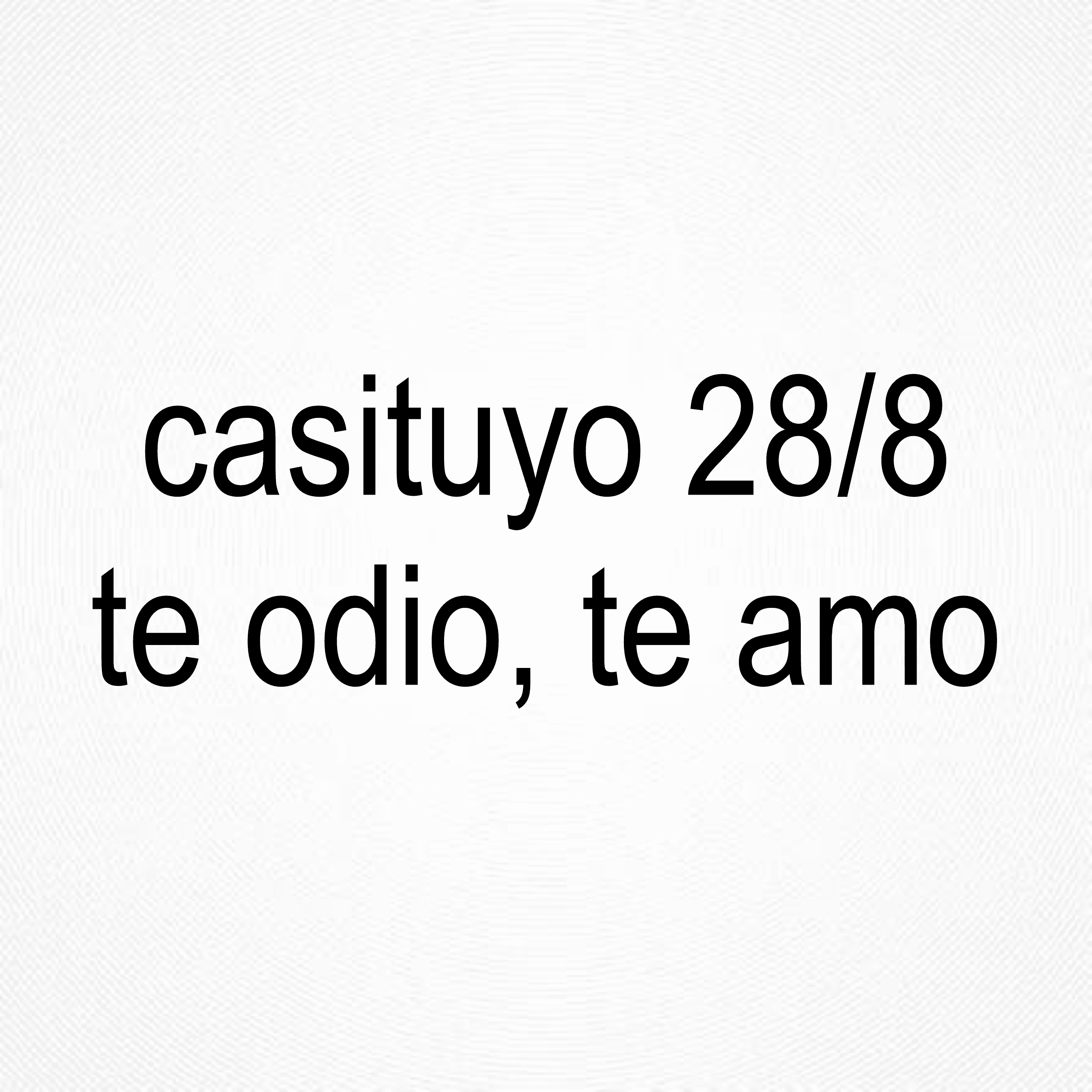 te fuiste casituyo 28/8 disco debut